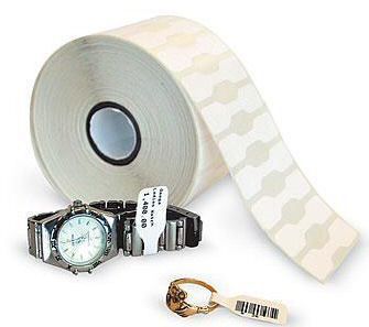 ZEBRA 6PK 8000D JWLRY BTTRFY LBL WITHOUT FLAPS 2.2X0.5 IN 3510/ROLL