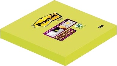 3M 6546Sa Firkant Limefarget Papir 76 Mm 76 Mm 90 Ark