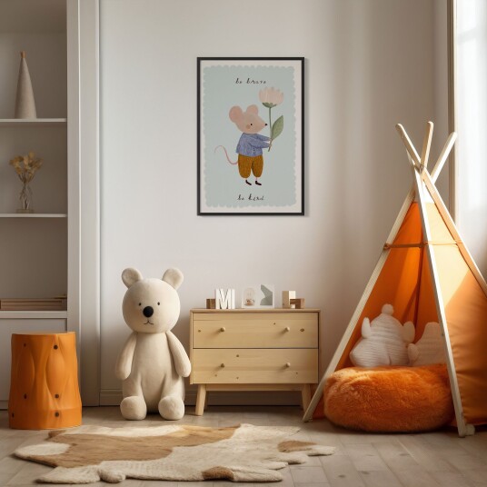 Plakat Vær Modig Vær Snill Plakat Vær Modig Vær Snill