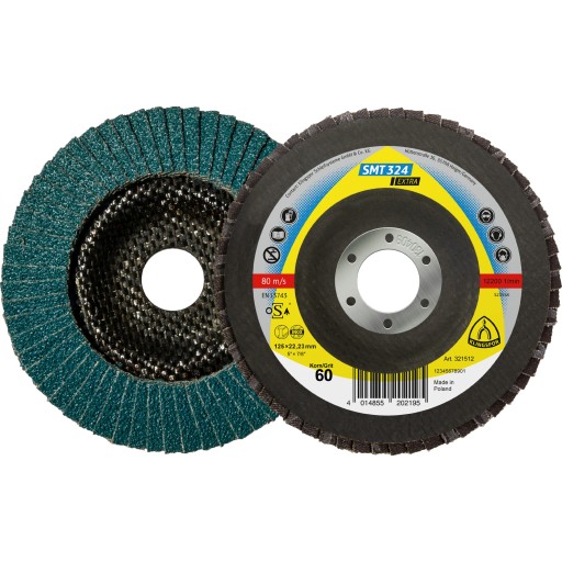 Klingspor SMT 324 125 mm K60 Kuppelformet Slipeskiver - 10 stk Klingspor SMT 324 125 mm K60 Kuppelformet Slipeskiver - 10 stk