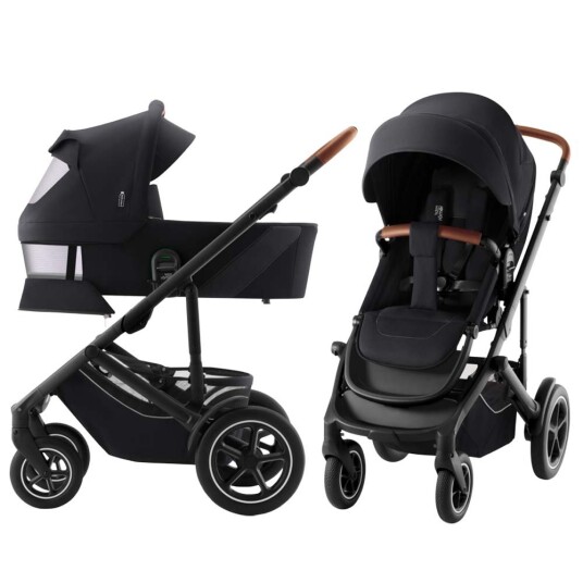 Komplett Barnevogn Britax Smile 5Z Galaxy Black + Liggedel