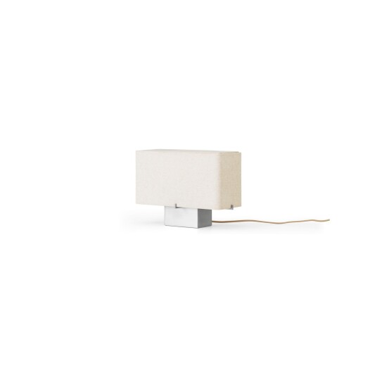 Audo Nonna Bordlampe H24 Børstet Aluminium/ Sand Audo Nonna Bordlampe H24 Børstet Aluminium/ Sand