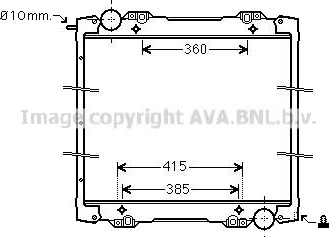 PRASCO RN086R005 Radiator motorkjøling