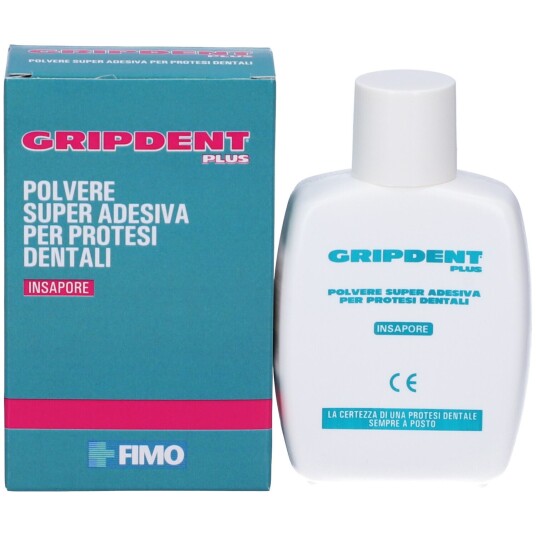 Protetisk lim Powder GRIPDENT Plus Super Adhesive Powder 40g
