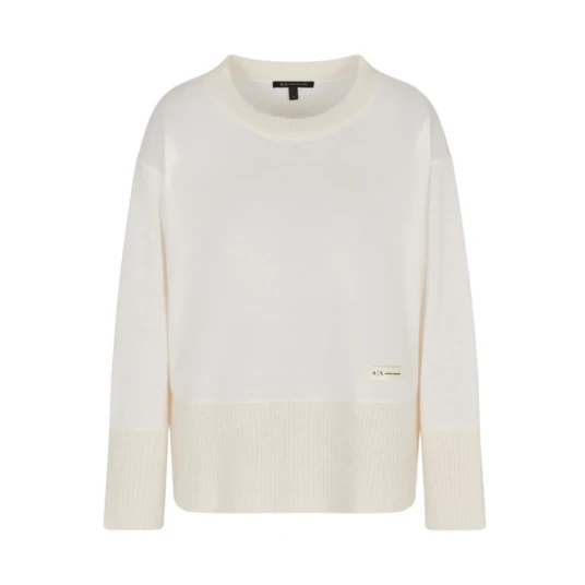 Giorgio Armani Armani Exchange Dame Strikkevarer Beige XS