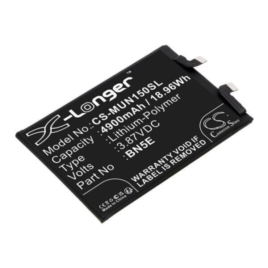 Xiaomi Redmi Note 11 Pro batteri (4900 mAh 3.87 V, Sort)