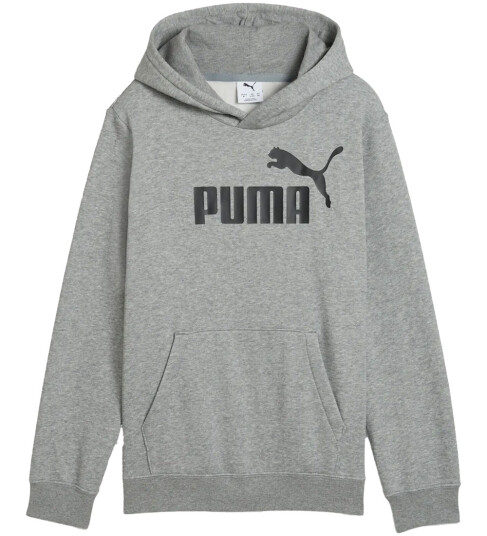 Puma ESS Big Logo Hoodie FL B hettegenser junior Grey 140 Puma ESS Big Logo Hoodie FL B hettegenser junior Grey 140