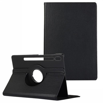 Samsung Galaxy Tab S7 FE 360 Roterende Folio etui Svart