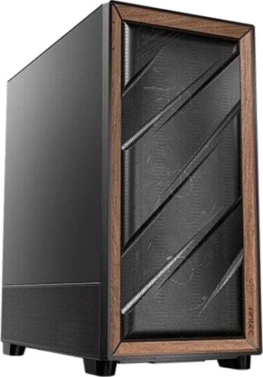 Antec Flux SE Midi Tower Kabinett for E-ATX med 5 PWM-vifter og USB-C - Sort/Tre