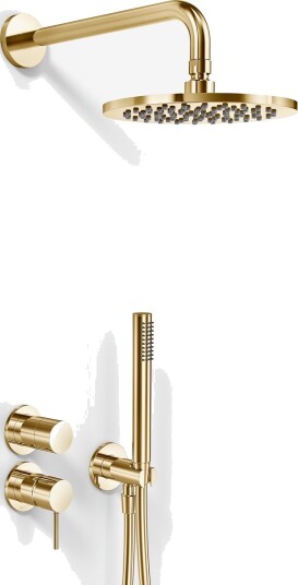 Semplice Dusjkran SBR901 S05 ø20cm Vegg Polert Messing Natur Semplice Dusjkran SBR901 S05 ø20cm Vegg Polert Messing Natur