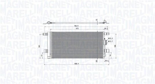 Kondensator MAGNETI MARELLI 350203104600