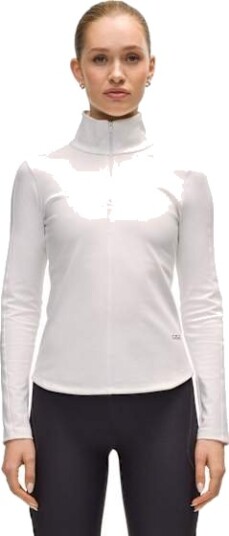Casall Serene Half Zip Long Sleeve White M