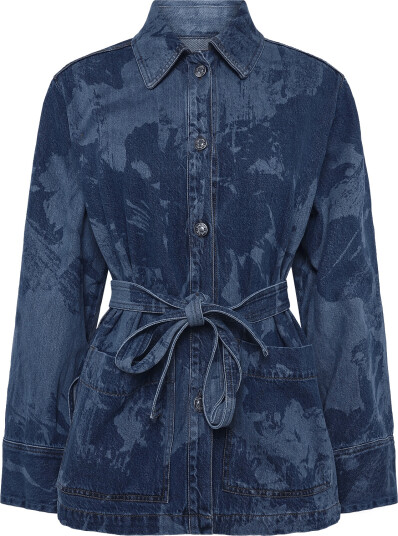 RODEBJER Rodebjer Pico Denim Flower Blue L