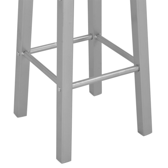 vidaXL Barkrakker 2 stk sølv MDF vidaXL Barkrakker 2 stk sølv MDF