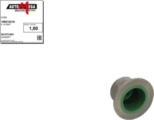AUTOMEGA 190010210 Pakning, ventilstamme
