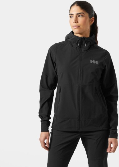 Helly Hansen Blaze Softshell jakke Med Hette Dame Svart M