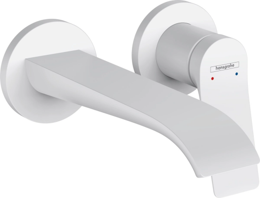 Hansgrohe Vivenis 2-hulls Servantbat. For Innbygging, 19,2 Cm Tut, Hvit Matt Hansgrohe Vivenis 2-hulls Servantbat. For Innbygging, 19,2 Cm Tut, Hvit Matt