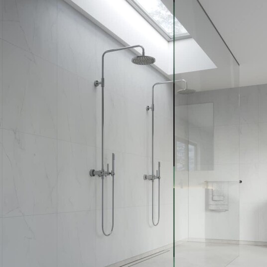 Baderomspanel Fibo 2487 M6060S Bianco Marble Baderomspanel Fibo 2487 M6060S Bianco Marble