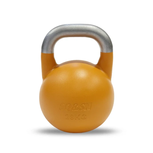 SQ&SN Competition Kettlebells V2 4 36 kg | Samme størrelse | Indstøbte kg angivelser | Robust design til træning og konkurrence