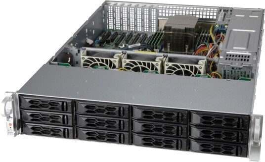 Supermicro 2U 12x3.5" Chassis CSE LA26AC12 R920LP1 Supermicro 2U 12x3.5" Chassis CSE LA26AC12 R920LP1