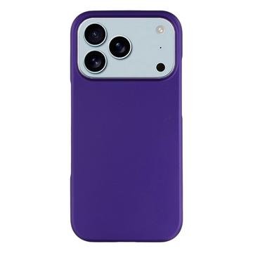 iPhone 17 Pro Max Gummiert Plastdeksel   Lilla