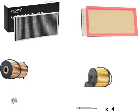 Servicepakke RIDEX 4682P22391