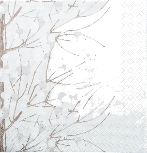 Marimekko by Havi Marimekko Napkin Lumimarja   White   33X33CM