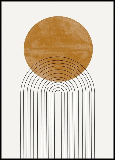 Golden Arch Echoes Poster Plakat / 100x150cm