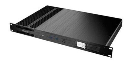 Akasa Galileo TU1 Thin mini ITX Kabinett USFF Black