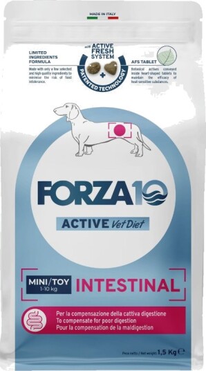 Forza10 Active Line Dog Tørrfôr Forza 10 Active Line Mini Toy Intestinal Sparepakke 3 X 1.5 kg