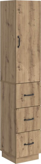vidaXL Skapsett 2 pcs Artisan eik 33 x 34,5 x 87 cm Konstruert tre vidaXL Skapsett 2 pcs Artisan eik 33 x 34,5 x 87 cm Konstruert tre