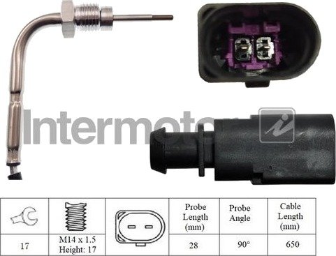 Sensor, eksostemperatur INTERMOTOR 27348