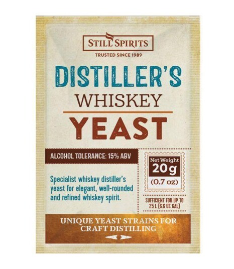 Distiller"s Yeast Whiskey 20g - whiskey gjær Distiller"s Yeast Whiskey 20g - whiskey gjær
