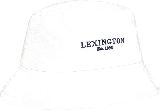 Lexington Clothing Washed Cotton Bucket Hat White S/M