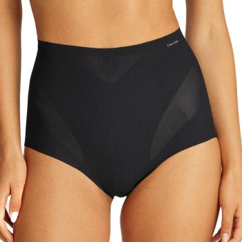 Calvin Klein Truser Sculpted Mesh Brief Svart Small Dame Calvin Klein Truser Sculpted Mesh Brief Svart Small Dame