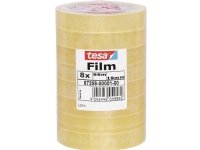 TESA Standard, 66 m, Gjennomsiktig, Polypropylen (PP), Fotoark kartong, Papir, 19 mm, 8 stykker