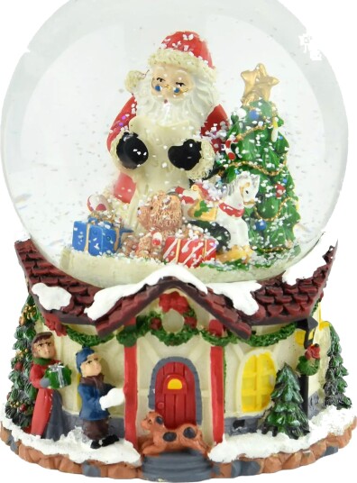 Robetoy Snøkule Nisse med Musikk F17986