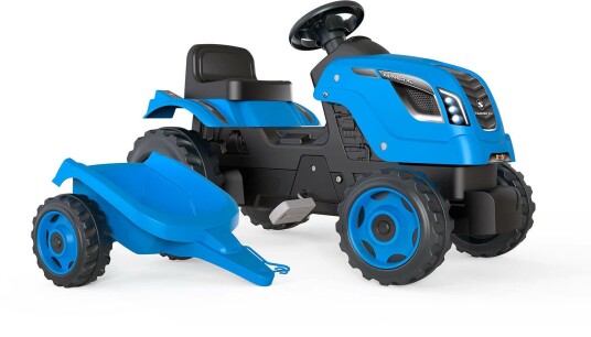 Smoby  Farmer Traktor XL + Tilhenger Blå