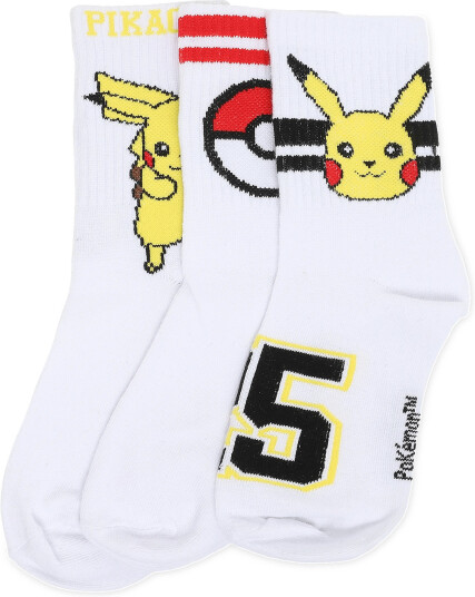 Pókemon Socks White 31/34