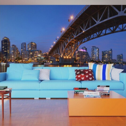 Fototapet XXL Granville Bridge Vancouver Canada 550x270 - Artgeist sp. z o. o.