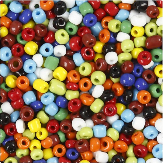 Other Brand Rocaiperler Ø4 mm Basisfarger 1.000 gr. Other Brand Rocaiperler Ø4 mm Basisfarger 1.000 gr.