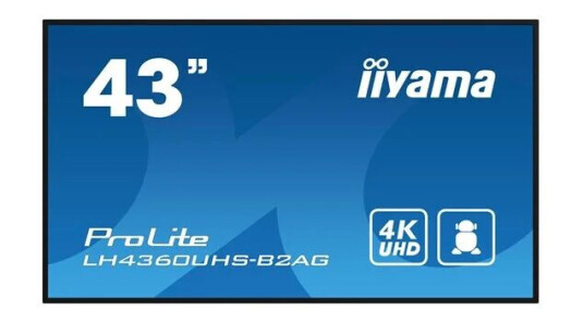 iiyama ProLite 43" 4K UHD LCD-skjerm med Android og SoC LH4360UHS-B2AG
