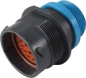 Te Connectivity Hdp24 24 29Pe L015 Hdp24 Sort Blå Hunkjønn Rett 50,8 Mm 47,6 Mm