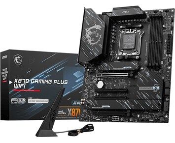 MSI X870 Gaming Plus ATX Hovedkort med Wi-Fi 7 og DDR5-støtte