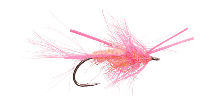 Guideline Rubber Leg Pink Streamer #8 flue #8 Guideline Rubber Leg Pink Streamer #8 flue #8