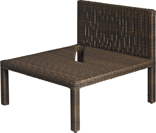 VEGA Midtmodul Lika; 76.5x76.5x64 cm BxDxH; Grå/Brun