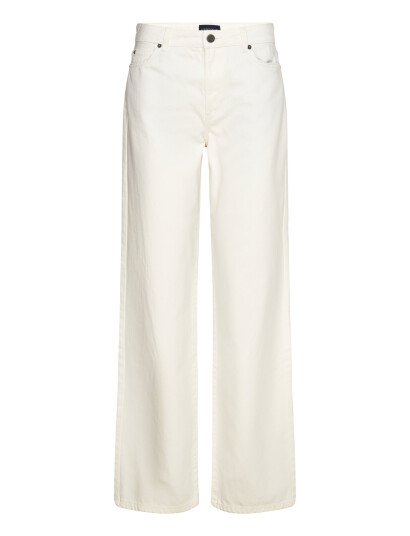 Lexington Clothing Mid-Waist Straight-Leg Jeans - White - 30 Lexington Clothing Mid-Waist Straight-Leg Jeans - White - 30