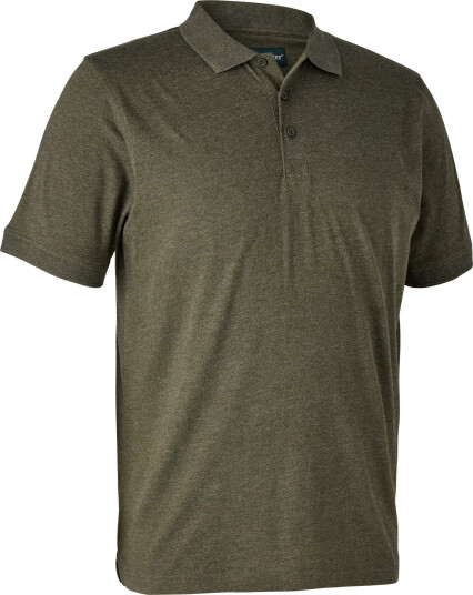 Deerhunter Poloskjorte Gunnar Adventure Green Melange 3XL Deerhunter Poloskjorte Gunnar Adventure Green Melange 3XL
