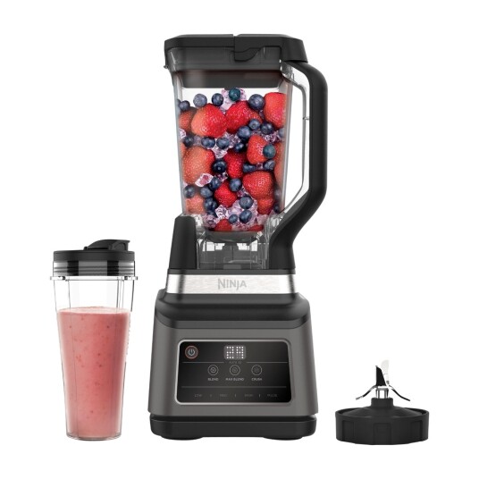 Ninja 2-i-1 Blender med Kanne og Drikkeflaske Grå BN750EU Ninja 2-i-1 Blender med Kanne og Drikkeflaske Grå BN750EU
