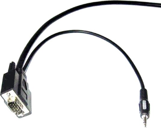LinkIT SVGA/XGA cable, M/M m. audio,